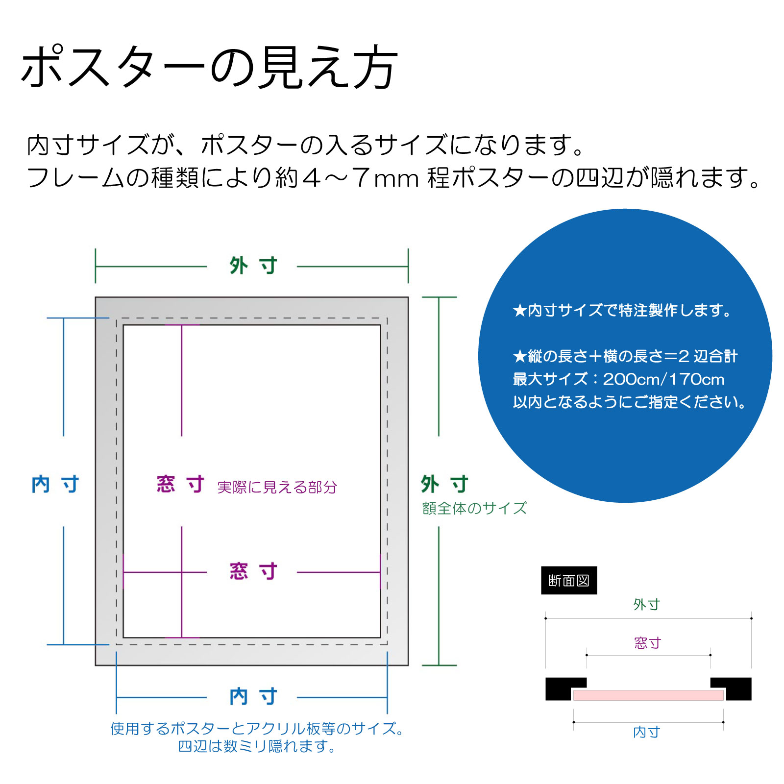 数量限定 えらべるフレーム（ポストカードサイズ） | 白秀堂