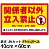 イラスト看板 「関係者以外立入禁止 (黄帯)」 中サイズ(60cm×40cm)  表示板 立入禁止 英語 ピクトグラム 人間 商品一覧/プレート看板・シール/注意・禁止・案内/立入禁止/オフィス・関係者向け