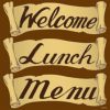 シール メニュー看板 文字 Welcome Lunch menu 英文字 アメリカン 装飾 デコレーションシール チョークアート 窓ガラス 黒板 看板 POP ステッカー 商品一覧/プレート看板・シール/シール・ステッカー/デコレーション/リボン