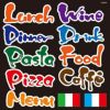 シール メニュー看板 文字 手書き風 Lunch Drink Pasta Pizzza 英文字 装飾 デコレーションシール チョークアート 窓ガラス 黒板 看板 POP ステッカー 商品一覧/プレート看板・シール/シール・ステッカー/デコレーション/リボン