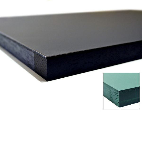 特注】チョーク用木製黒板（ブラック／グリーン） 枠なし 短辺30～60cm 長辺30～60cm 厚さ21mm |《公式》 看板ショップ