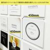 スチレンボード簡易看板 450mm×450mm　5mm厚