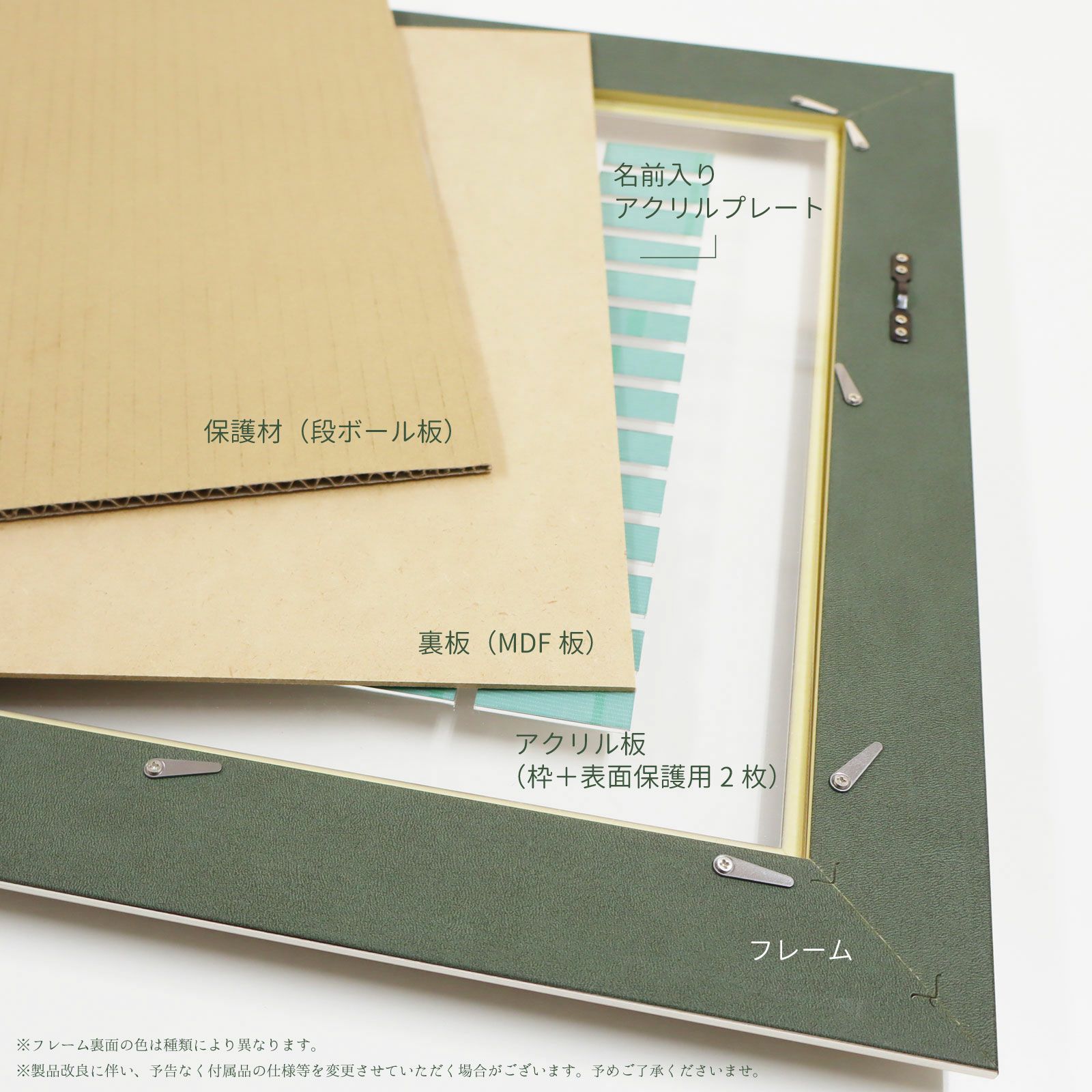 ゲスト参加型結婚証明書 選べるフレーム 名入れ印刷 | 《公式》アク