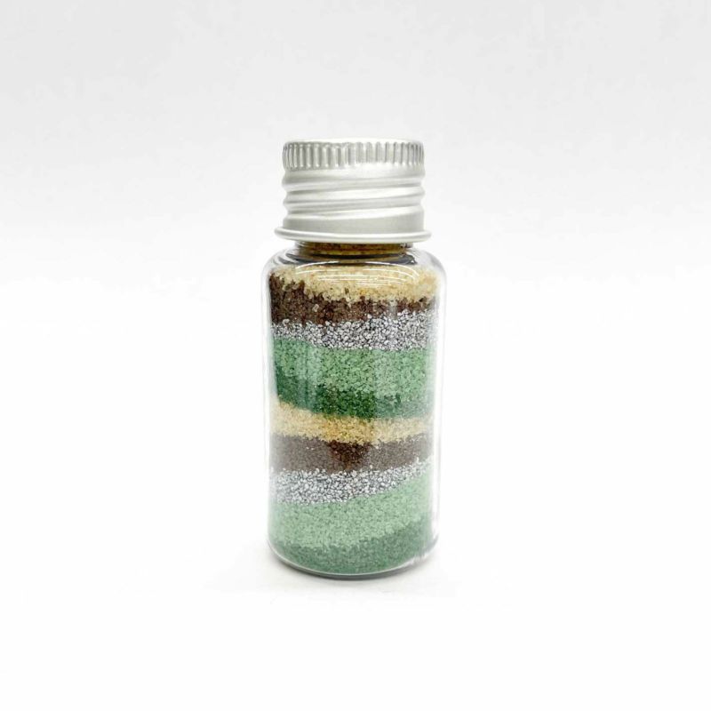 カラーサンド 各色100g 5色セット 計500g 17.forest(0509111216) 1mm 砂 アクリリカル サンドセレモニー